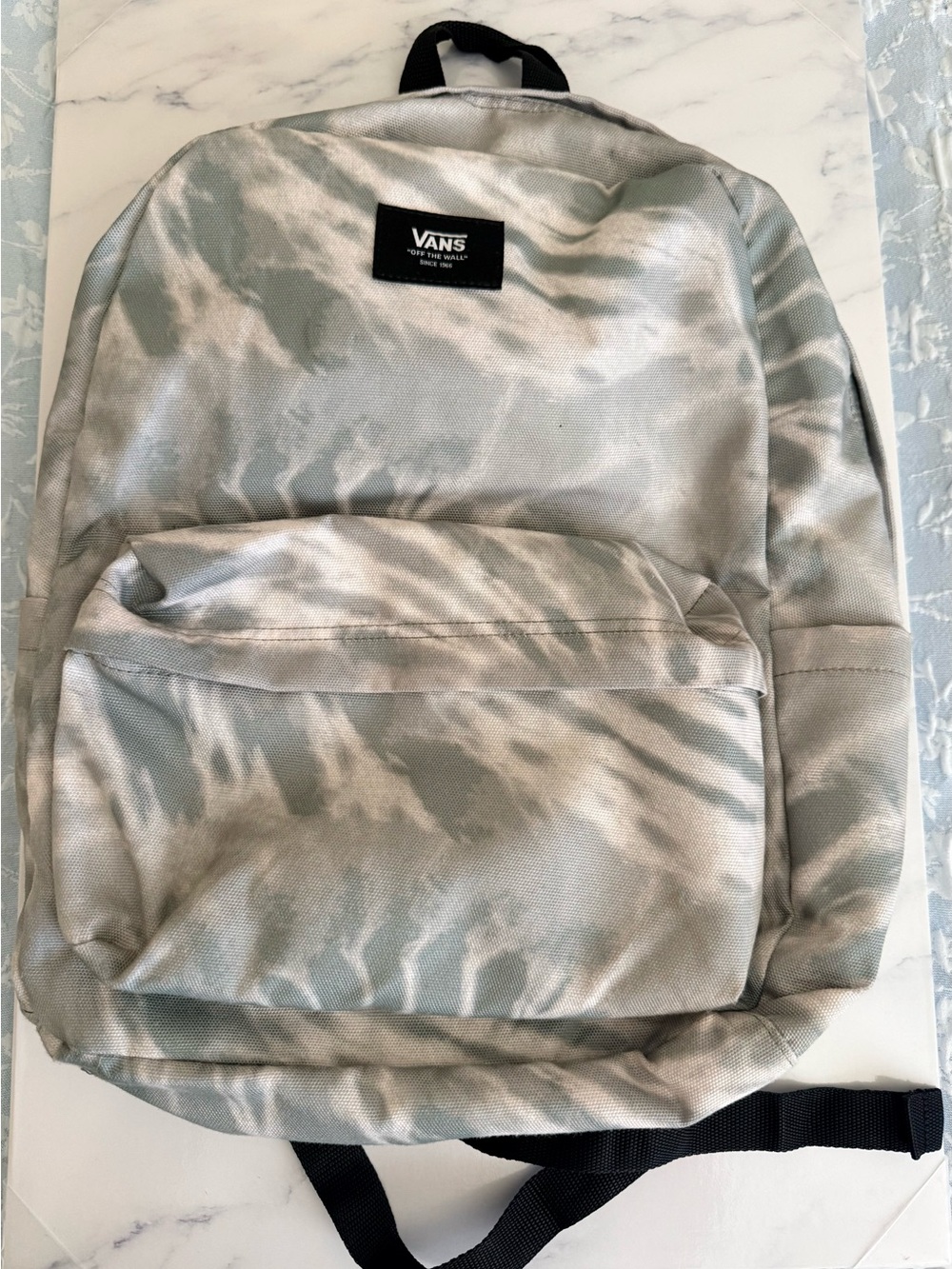 Vans light Green & off White Marbled Backpack